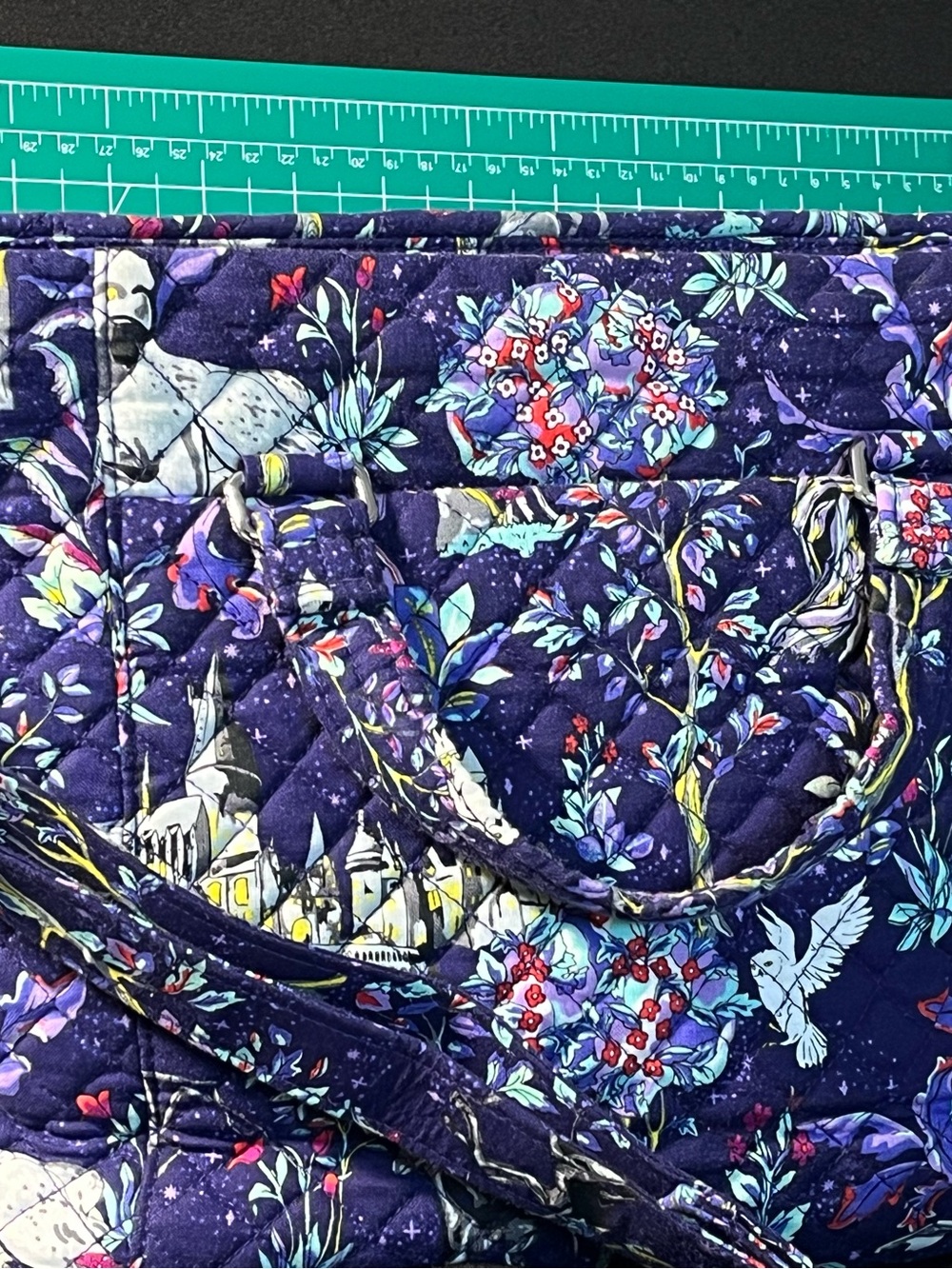 Vera Bradley Harry Potter Quilted crossbodyTote in Deep purple and Lavender